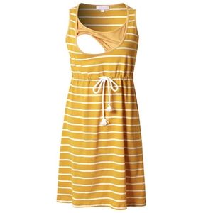 Maternity nursing tank dress